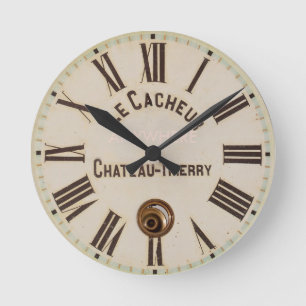 Horloge Ronde LE CACHEUR   Classic aged captured style
