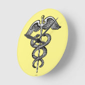Horloge Ronde Le Caduceus (Angle)