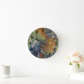 Horloge Ronde Le chemin à travers les Irises par Claude Monet (Maison)