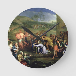 Horloge Ronde Le Christ portant la croix, 1684 (huile sur la