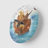 Horloge Ronde Le Clock d'Ark (Angle)