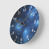 Horloge Ronde Le cluster étoiles des Pléiades (Angle)