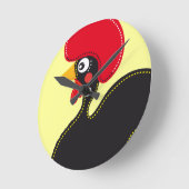 Horloge Ronde le coq du Portugal (Angle)