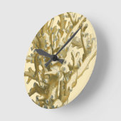 Horloge Ronde Le corail de la mer (Angle)