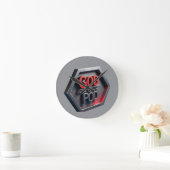 Horloge Ronde Le Dieu du PDV (Imprimer sur demande) (Maison)