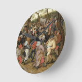 Horloge Ronde Le festin de mariage (Angle)