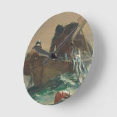 Horloge Ronde Le filet d'harengs, 1885 (huile sur la toile) (Angle)