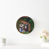 Horloge Ronde Le garage (Maison)