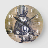Horloge Ronde Le Gentleman Rabbit (Recto)