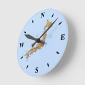 Horloge Ronde Le Japon (Angle)