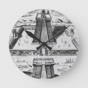 Horloge Ronde Le maire de Templo chez Tenochtitlan