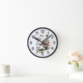 Horloge Ronde Le meilleur moment avec papa (Maison)