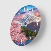 Horloge Ronde Le Mont Fuji (Angle)