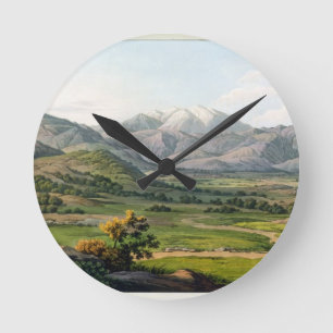 Horloge Ronde Le mont Olympe, vu entre Larissa et Baba, p