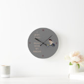 Horloge Ronde Le motard - (Maison)