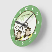 Horloge Ronde Le Mur de Wall Clock (Angle)