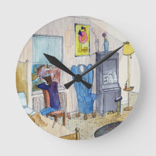 Horloge Ronde Le musicien