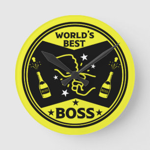 Horloge Ronde Le plus grand patron du monde