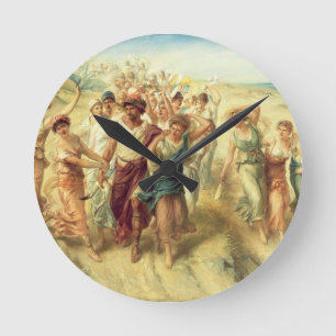 Horloge Ronde Le poète Anacreon (570-485 AVANT JÉSUS CHRIST)