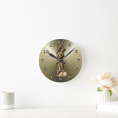 Horloge Ronde Le poison de Tiny Tim Christmas (Maison)