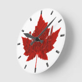Horloge Ronde Le poison de Wall Clock Cool Canada (Angle)