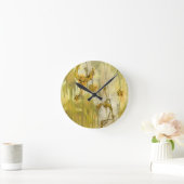 Horloge Ronde Le rêve d'une marionnette de la lune et des (Maison)