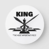 Horloge Ronde Le Roi La Pièce La Plus Importante (Recto)