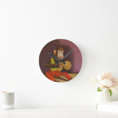 Horloge Ronde Le singe voient le singe faire (Maison)