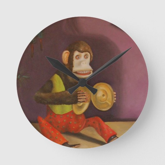 Horloge Ronde Le singe voient le singe faire (Recto)