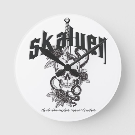 HORLOGE RONDE LE SKALVEN (Recto)
