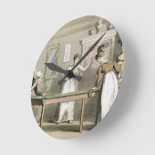Horloge Ronde Le Tableau de billard, 'de la visite de Dr. Syntax (Angle)