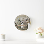 Horloge Ronde Le Tableau de billard, 'de la visite de Dr. Syntax (Maison)
