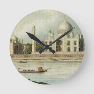 Horloge Ronde Le Taj Mahal, tombe de l'empereur Shah Jehan et