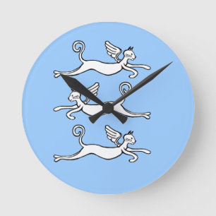 Horloge Ronde le temps passe vite