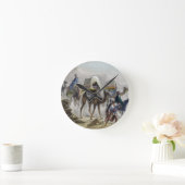 Horloge Ronde Le train à chameaux, de 'Constantinople et le Blac (Maison)