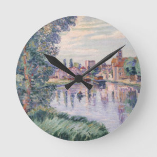 Horloge Ronde Le vieux Samois, c.1900 (huile sur la toile)