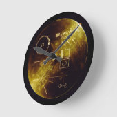 Horloge Ronde Le Voyager Golden Record (Angle)