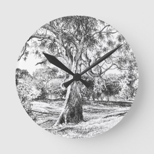 Horloge Ronde Le Winnie l'Arbre à l'Oeil - Coussin (Recto)