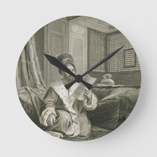 Horloge Ronde Ledit Mustapha Pasha enroulé à la bataille d'Abouk (Recto)