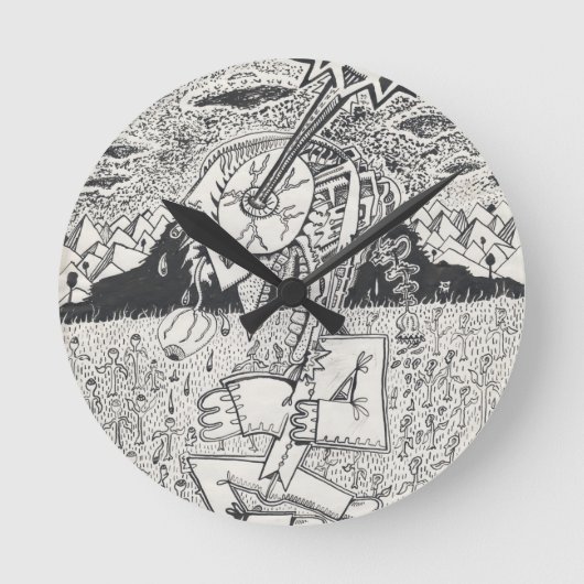 Horloge Ronde L'Ensemencement (Recto)