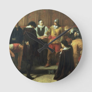 Horloge Ronde L'enterrement de Charles I (1600-49) à St George