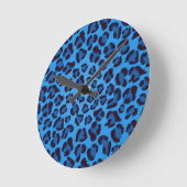 Horloge Ronde leopard texture (Angle)
