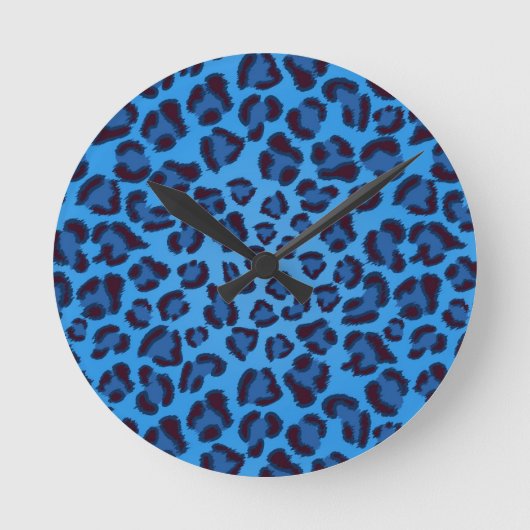 Horloge Ronde leopard texture (Recto)