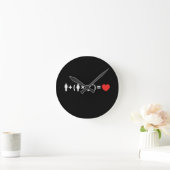 Horloge Ronde L'équation d'amour pour les femmes (Maison)