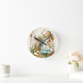 Horloge Ronde Les aventures d'Alice au pays des merveilles (Maison)
