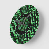 Horloge Ronde Les Bits (Angle)
