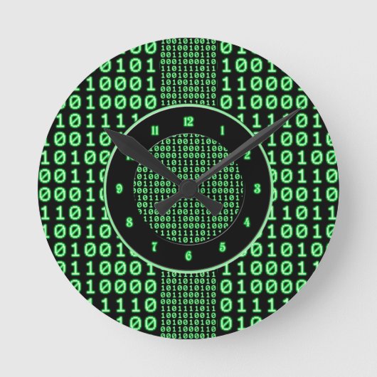Horloge Ronde Les Bits (Recto)