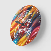 Horloge Ronde Les Bonnes Choses Sont À Venir-97489 (Angle)