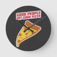 Les bonnes gens mangent de la bonne pizza