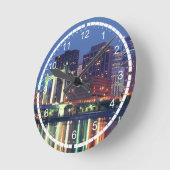 Horloge Ronde Les clocks du Minnesota (Angle)